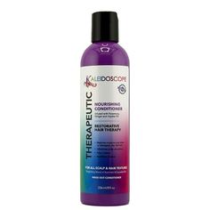 Revive your hair and scalp with Kaleidoscope Therapeutic Conditioner. Kaleidoscope Therapeutic Conditioner contains a perfect combination of peppermint and tea tree oils which helps to stimulate dormant hair follicles. This cream based conditioner is perfect for all hair textures and colored treated hair. Gift yourself gorgeous healthy hair by adding Kaleidoscope Therapeutic Conditioner and Kaleidoscope Miracle Drops to your hair regimen. Size: 8oz. Kaleidoscope Hair Products, Hair Therapy, Hair Regimen, Lip Hydration, Color Treated Hair, Hair Follicle, Tea Tree Oil, Tea Tree, Beauty Brand