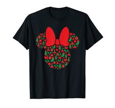 PRICES MAY VARY. Official Disney Merchandise Disney Holiday T-Shirts for Women, Men, Boys, and Girls; Holiday Minnie Mouse T-Shirts for Women and Men; Cute Disney Holiday Shirts for Family; Disney Holiday Tee Shirts for Girls and Boys; Christmas Minnie Mouse Shirts Lightweight, Classic fit, Double-needle sleeve and bottom hem Red Minnie Mouse Tops For Disney Fan Events, Red Minnie Mouse Top For Disney Fan Events, Red Mickey Mouse T-shirt For Disney Fan Events, Disney Christmas T-shirt For Fan Events, Red Disney Crew Neck T-shirt, Holiday Tee Shirts, Mouse Icon, Disney Christmas Shirts, Minnie Mouse Shirts