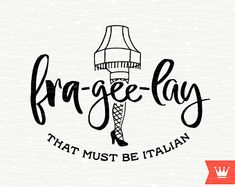 the logo for frage - lay that must be italian, which features a woman with a lamp on her head