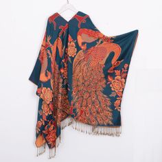 Welcome to my shop, I am in China. It will need around 30 days for international orders. Please consider the time when placing order. Long bohemian kimono,perfect for a casual day out Material: polyamide,soft and comfortable One size fit all: Width: 54 inches (137cm) Side length: 52 inches (133cm) Back length:34.5 inches (88 cm) CARE: Wash gently by hand in cold water. Single wash. Don't press! Hang to dry. Maybe you will like other items in my shop, find them here: https://www.etsy.com/shop/two Bohemian Blue Kimono For Winter, Bohemian Blue Winter Kimono, Blue Free Size Kimono With Kimono Sleeves, Winter Bohemian Shawl Kimono, Kimono Shrug, Bohemian Kimono, Kimono Wrap, Kinds Of Fabric, Boho Kimono