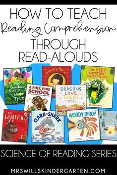 books with the title how to teach reading comprehension through read alouds