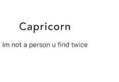 the words capricorn are written in black and white on a white background,