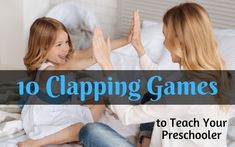 Hand Clapping Games Songs, Songs For Toddlers, Time Kids, School Games, Classroom Games