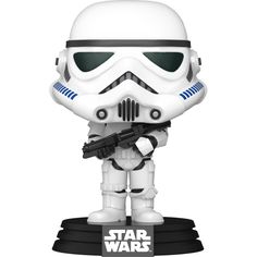 Celebrate The Most Stellar Fandom Of All With Funko Pop! Stormtrooper. This Imperial Soldier Is Ready To Stamp Out The Last Of The Resistance. The Search For The Rebel Base Has Brought Him To Your Star Wars: Episode Iv A New Hope Collection, So Hide Your Rebel Forces! Bobble-Head Is Approximately 4.25-Inches Tall. Box Dimensions: 6.25''X 4.5''X 3.5'' (L,W,H). Window Box Packaging. Ages 3+ Included Items: 1 Stormtrooper Figure. Vinyl Figure Is Approximately 4.25-Inches Tall. Box Dimensions: 6.25' Action Figures Anime, Star Wars Figurines, Star Wars Episode Iv, Dark Vador, Star Wars Celebration, Star Wars Disney, Star Wars Merchandise, Star Wars Stormtrooper