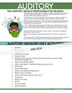 Sensory Processing Activities