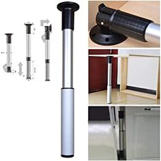 several different types of furniture and accessories including an umbrella stand, table legs, cabinet door stoppers