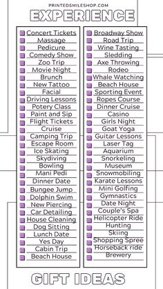 the printable travel checklist is shown in purple and white, with words on it