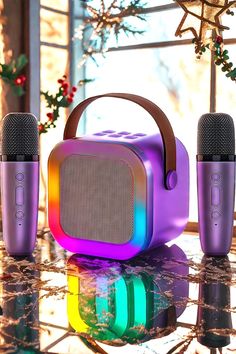 Kids Karaoke Microphone Machine Toy, 4-12 Years Old Girls Christmas Birthday Gift for Girls, Karaoke Toys Gifts for Girls Ages 4, 5, 6, 7, 8, 9, 10, 12  Year Old Birthday Party. (Purple2) Toys For Girls 11-12, Karaoke Microphone, Xmas List, Gift For Girls, Christmas Birthday Gifts, Christmas Toys, Birthday Gifts For Girls, Christmas Girl