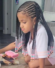 30 Easy and Adorable Back to School Hairstyles For Kids - I Wear African Marketplace Cute Hairstyles For Black Kids, African Marketplace, Kid Braids, Toddler Braids, Kids Braids