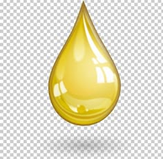 a drop of oil on a transparent background