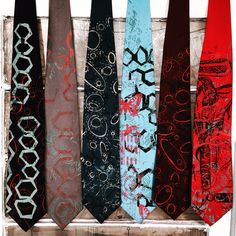 Cool Ties, Custom Ties, Screenprinting, Printed Ties