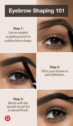 Eyebrow Shaping Tutorial, 60 Nails, Eyebrow Tutorial Shaping, Eyebrow Makeup Tutorial, Maybelline Tattoo, Beauty Eyebrow, Makeup Order, Beginners Eye Makeup