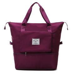 Material: Polyester Gender: Neutral/Both Men and Women Pattern: Solid Color Style: Urban Simplicity Fashion Element: Letters Occasion: Daily Matching Waterproof Travel Bag, Waterproof Pouch, Travel Sports, Training Bags, Foldable Storage, Handbag Organization, Travel Bags For Women, Travel Duffle, Sports Gym