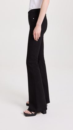 FRAME Le High Flare Jeans | Shopbop Elegant Stretch Cotton Jeans, Elegant Mid-rise Cotton Flare Jeans, Fitted Cotton Flare Jeans, Chic Fitted Cotton Flare Jeans, Fitted Flare Cotton Jeans, High Rise Cotton Flares For Fall, Cotton High Rise Fitted Flares, High Rise Fitted Cotton Flares, Fitted Cotton Bottoms With Flared Hem