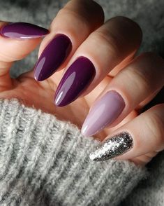 Nails | art | girl | polish | cute | makeUp Purple Nail Art Designs, Purple Nail Art, Her Nails, Fall Nail, Fancy Nails, Nail Polishes, Purple Nails, Nail Kit