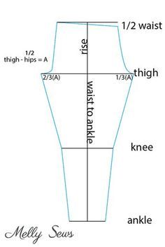 the measurements for an unisex men's pants with measurements on each side