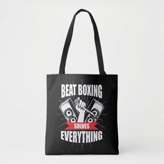 Funny Beat Boxing T Shirt Beatbox Fan Tee for those guys who love to mimick drum machines or other musical instruments, using mouth, lips, tongue, and voice. Beat boxing solves everything. Beat Boxing, Mouth Lips, Tote Bag Size, Boxing T Shirts, Hair Stylist Business, Gifts For Wedding Party, Shoulder Tote, Party Hats, Funny Cute