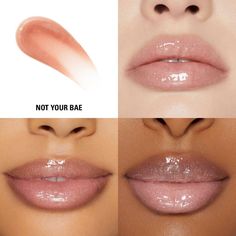 The Kylie Cosmetics Plumping Gloss is your new go-to for a comfortable, fuller, ultra-shiny pout. Its lightweight formula provides a refreshing tingling sensation while softening and smoothing lip lines. HOW TO USE: Apply to bare lips for an ultra-shiny, sheer wash of color, or layer over lipstick for a fuller-looking pout. Pair with your favorite lip liner for a more defined look. Kylie Lipgloss, Wet Lips, Lip Filler, Pigmented Lips, Bare Lip, Kylie Cosmetic, Sugar Lip Scrub, How To Line Lips