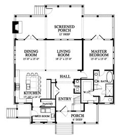 the first floor plan for this house