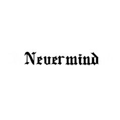 the word neuermand written in black ink on a white background