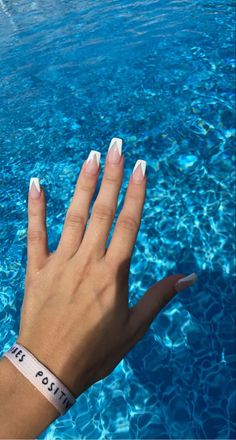 Vacation French Tip Nails, Nails Acrylic Almond Spring, Beach Nails White, Nails 2023 Dip, White Beach Nails, Nails Colors 2023, V Cut French Tip Nails, Spring Nails 2023 Dip, Spring Nails Acrylic Almond