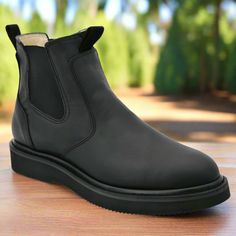 Work Boots TM-WD0480-429 - Botas de trabajo - Chelsea Boots Slip-resistant Walking Boots With Round Toe, Classic Slip-resistant Work Boots, Black Chelsea Boots With Steel Toe And Round Toe, Classic Ankle-high Steel Toe Work Boots, Black Chelsea Boots With Steel Toe And Round Shape, Classic Ankle-high Work Boots With Reinforced Toe, Ankle-high Work Boots With Reinforced Toe, Slip-resistant Closed Toe Boots For Walking, Slip-resistant Closed Toe Walking Boots