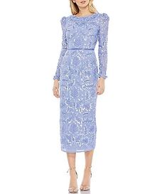 Dresses For Women | Dillard's Feminine Long Sleeve Midi Dress For Night Out, Spring Party Midi Dress With Button Closure, Feminine Midi Dress With Button Closure For Party, Evening Dresses With Button Closure For Spring, Spring Evening Dresses With Button Closure, Party Midi Dress With Button Closure And Long Sleeves, Long Sleeve Midi Dress With Button Closure For Parties, Feminine Evening Dresses With Button Closure, Spring Evening Midi Dress With Button Closure