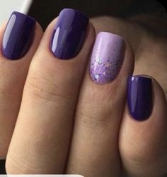 Purple Shellac Nails, Elegant Touch Nails, Chevron Nails, Glitter Gel Nails, Short Acrylic Nails Designs, Rainbow Nails, Nail Designs Glitter, Dipped Nails, Hot Nails