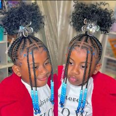 Black Baby Girl Hairstyles, Daughter Hairstyles, Toddler Braided Hairstyles, Black Kids Braids Hairstyles, Girly Hairstyles, Kid Hair, Short Box Braids Hairstyles, Lil Girl Hairstyles, Kids Curly Hairstyles