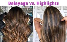 Highlights Vs Balayage, Balayage Vs Highlights, Asian Hair Highlights, Balayage Asian Hair, Asian Balayage, Partial Balayage, Full Balayage, Color Learning, Skin Tone Hair Color