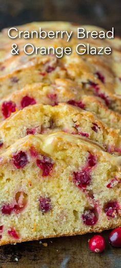 Orange glazed Cranberry bread is loaded with juicy cranberries with a moist and tender crumb. This stays moist for a few days after it’s made so it’s perfect as a homemade Christmas gift. Natasha Kitchen, Cranberry Loaf, Christmas Breads, Natashas Kitchen, Orange Bread Recipe, Cranberry Bread Recipes, Dessert Breads, Orange Bread, Cake Loaf