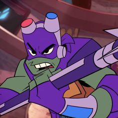 Rottmnt Donnie Icon, Purple Turtle