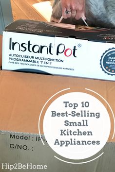 the top 10 selling small kitchen appliance is in its box and ready to be shipped