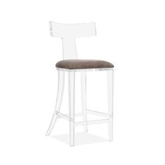 an image of a bar stool that is made out of clear acrylic material