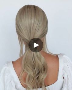 Ponytail For Work, Work Ponytail, Sweethearts Hair, Fancy Ponytail, Long Shag Hairstyles, Simple Updo, Elegant Ponytail, Long Shag, Beautiful Braided Hair