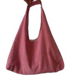 Handmade Gingham Triangle Bag red (1 of 1). 40cmx47cm. Cheap Gingham Square Bags, Bag Inspiration, Triangle Bag, Red Gingham, 1 Of 1, Purses And Handbags, Halloween Shopping, Switzerland, Gingham