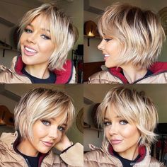 Bixie Haircut, Bob Pixie Cut, 60 Hair, Short Shag Haircuts, Fine Straight Hair, Bob Haircut With Bangs, Blonde Pixie Haircut, Bangs Short