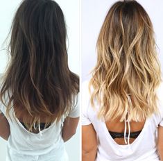 @sghaircolor fall transformation 80's Hairstyle, Blonde Wavy Hair, Brunette To Blonde, Brown Blonde Hair, Blonde Balayage, Blonde Hair Color, Length Hair, Blonde Highlights, Ombre Hair