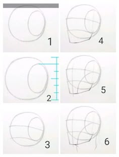 the steps to draw a human head