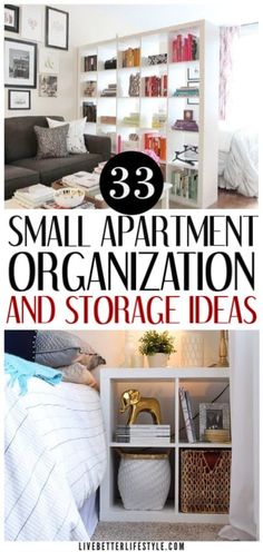 small apartment organization and storage ideas