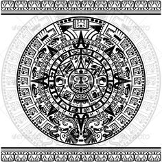 an image of a circular design in the style of ancient art - stock photo - images