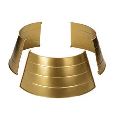 an image of a gold metal object on a white background