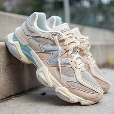 New Balance 9060 Ivory Cream, New Balance 9060, Dad Shoes, Hype Shoes