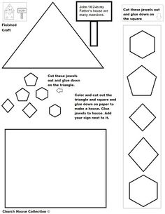 three dimensional shapes are shown in the diagram below, and on top of each other