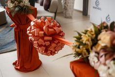 a bouquet of flowers sitting on top of a table