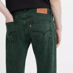 501® Original Fit Men's Jeans - Green | Levi's® CA The Blueprint, Now Open, Close Your Eyes, Lower Body, Mens Fitness, Your Eyes, Men's Jeans, Mens Jeans, Levi's