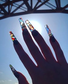 Painted Nails, Culture Magazine, Unique Acrylic Nails, Glass Nails, Fire Nails