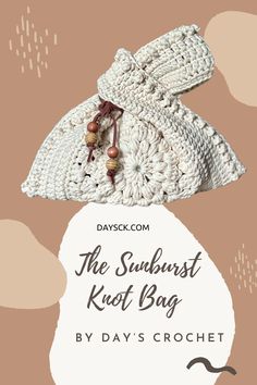 the sunburst kuit bag by day's crochet is on sale