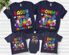 Custom Numberblocks T-Shirt, Numberblocks Birthday Shirt, 1-10 Numberblocks Shirt Numberblocks Family Shirt Family Birthday Shirt 👏CONGRATULATIONS You have found an online shop with reasonable prices, amazing quality, and fast shipping  We offer shirts for VACATIONS, HOLIDAYS, EVENTS, FAMILY REUNIONS, BIRTHDAYS, MOTHER'S DAY, FATHER'S DAY, GRADUATIONS, FUNNY T-SHIRTS as well as CUSTOM T-SHIRTS.  💖Description💖  --About this T-shirt--  👉Our Adult Unisex T-Shirt brand is BELLA CANVAS Available Family Birthday Shirts, Family Birthdays, Jersey Tee, Family Reunion, Family Shirts, Birthday Shirts, Heavy Cotton, Funny Tshirts, Custom Tshirts