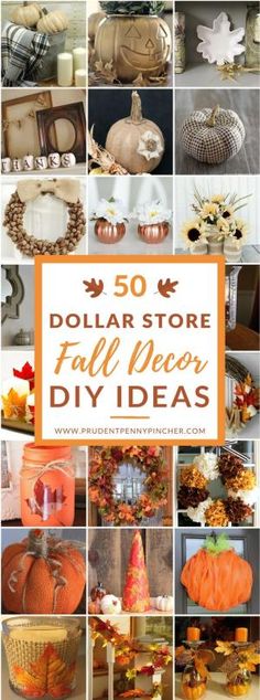 the top 50 dollar store fall decor diy ideas